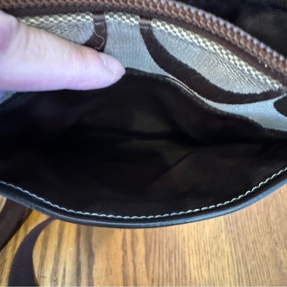 Coach, Signature Coach Crossbody, Brown, 8.5” H X 7.5” W - Picture 7 of 9